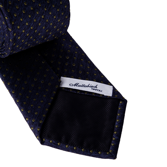 MATTABISCH SKY BLUE & SAND PAISLEY TIE | MENS - Picture 4 of 4